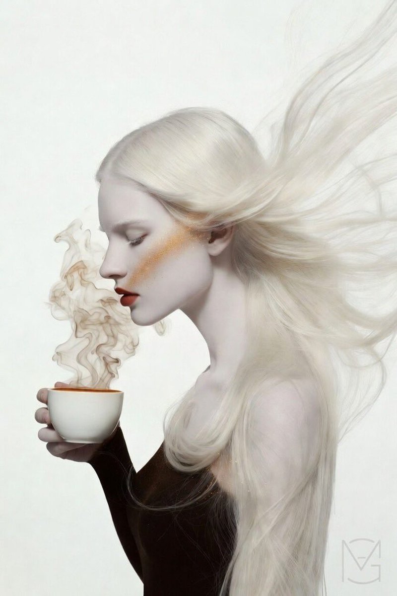 milagrohaack's tweet photo. Suspended in the silence,
a sip of coffee
awakens the soul. 
#Goodmorning #SurrealArtCommunity https://t.co/zUNFh6C13E
