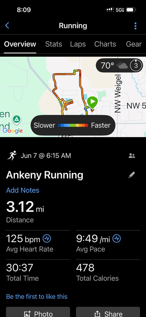 bigmattpaulsen's tweet photo. Hello Sunday! Busy day yesterday but lots done! Run done this morning and now more baseball! Good day all! #justkeepmoving #inspiresomeonetoday #thisis61 #missbella #brooksrunning https://t.co/rBHGE2T64H