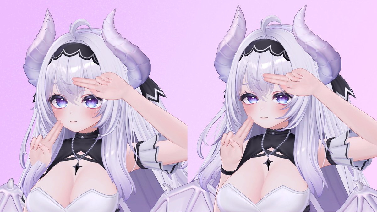 TiahArtifact's tweet photo. 愛莉ちゃんのハンドモーション作り始めたんですけど、
サムネにも使わない、同梱もしないハンドを作ってました。
間違い探しみたいね。
#Airi3D
←ハンドだけ　　　いろいろ調整→ https://t.co/wkvAcDsvVk