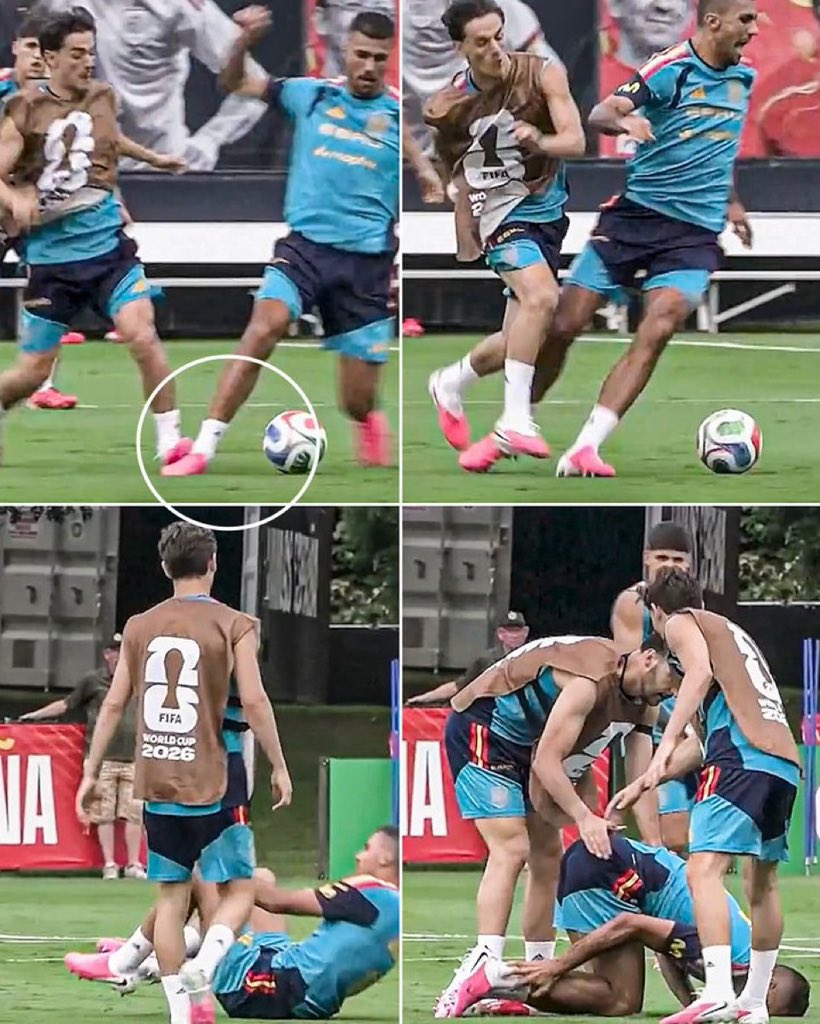 Futball_Experts's tweet photo. Pablo Gavi is trying to injure Rodri ahead of the World Cup. 👀😂 https://t.co/EPC3yHrDfg
