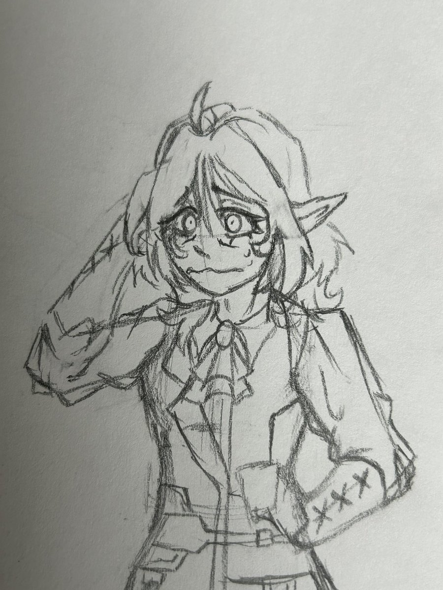 sizzlemore__'s tweet photo. @omokats Hihiiii <33 here is a sketch I did recently ALSO YOUR ART IS SO CUUTEEE https://t.co/bz7bw5a3P8