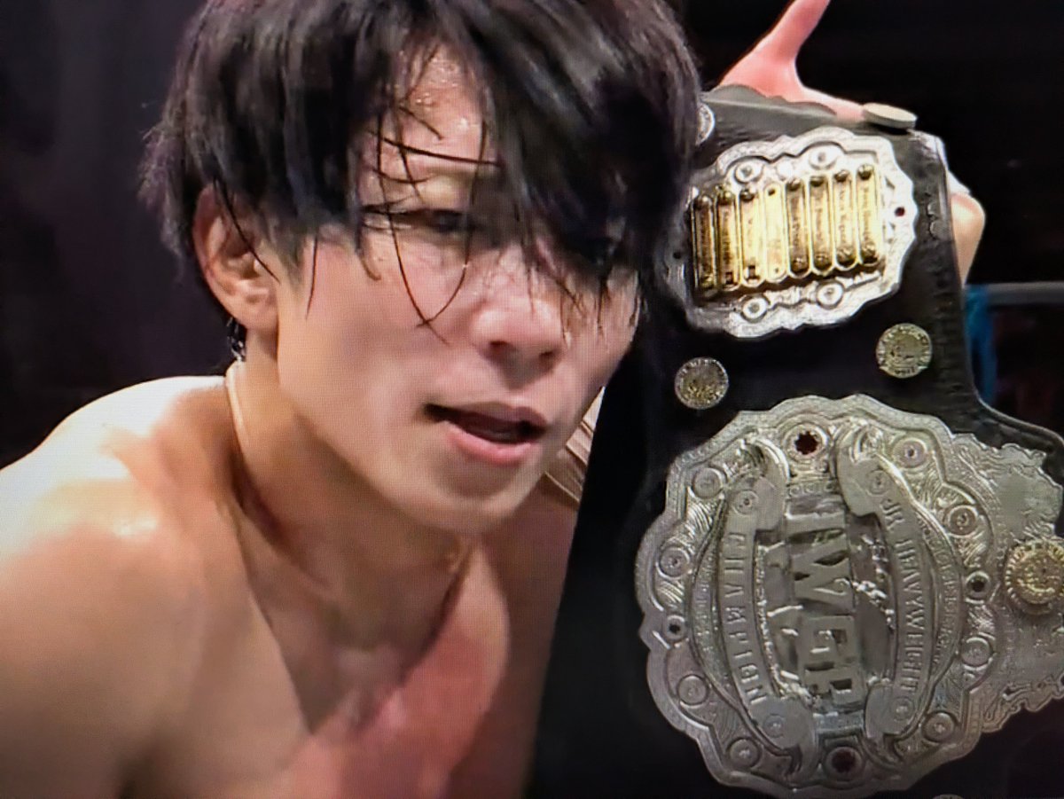 ro_tatsu's tweet photo. YOH選手おめでとう🎊
長年プロレス見てきて最高の1日でした。泣いたー、号泣したー、嬉しかったー😂

次はIWGPJr初戴冠！！

#BOSJFinal
#YOH https://t.co/dgguEl3oUG