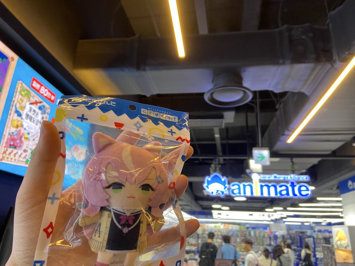 MochanMusic's tweet photo. 初韓国、初アニメイトで初にじぱぺをゲット！（ナリ様） https://t.co/oxMaMCxlVt