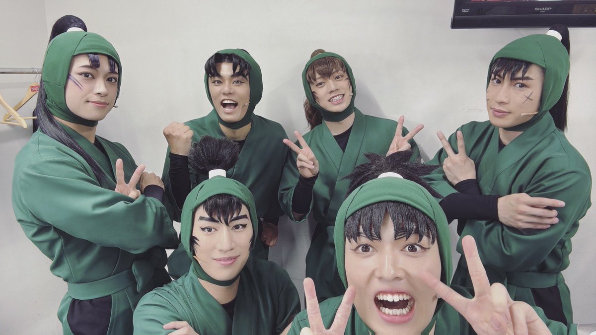 SORI0918's tweet photo. #忍ミュ　16弾東京全公演終了しました〜！！誰1人かける事なく駆け抜けることができました！！日々応援してくれるみんなのお陰だ！ありがとねぇ〜✌️ https://t.co/h6jZ0aMVGv