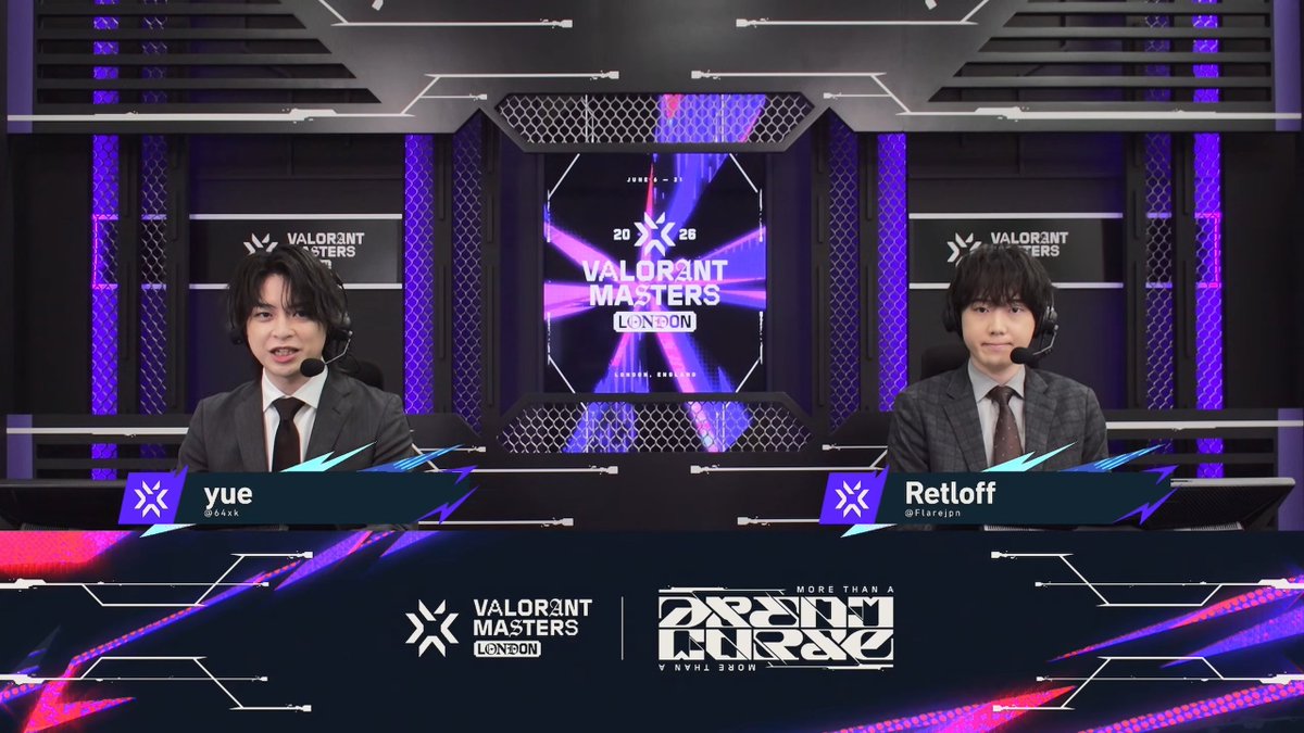 valesports_jp's tweet photo. #VALORANTMasters London 2026
Swiss Stage - Day 2
📺配信開始‼️

🗣️キャスター
yue /@64xk 
Retloff /@Flarejpn https://t.co/iptGm8Pu2C