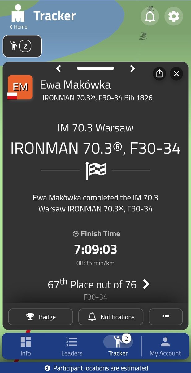juliabbb27's tweet photo. Makowka ukończyła połówkę Ironmana!
#makowka #makowkamusic #ironman https://t.co/PGRQ1SFmWe