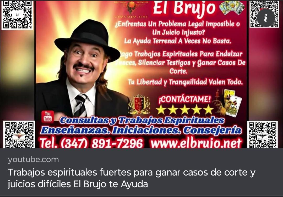 brujo74's tweet photo. Trabajos espirituales fuertes para ganar casos de corte y juicios difíciles | El Brujo te Ayuda.
#http://www.elbrujo.net  #www.youtube.com/@ElBrujo #https://tinyurl.com/Cabildo-Del-Brujo #https://tinyurl.com/El-Brujo-Testimonios El Brujo. Brujo Cubano, 

https://t.co/Xrg4Jf3hD0 https://t.co/i7gygF21sh
