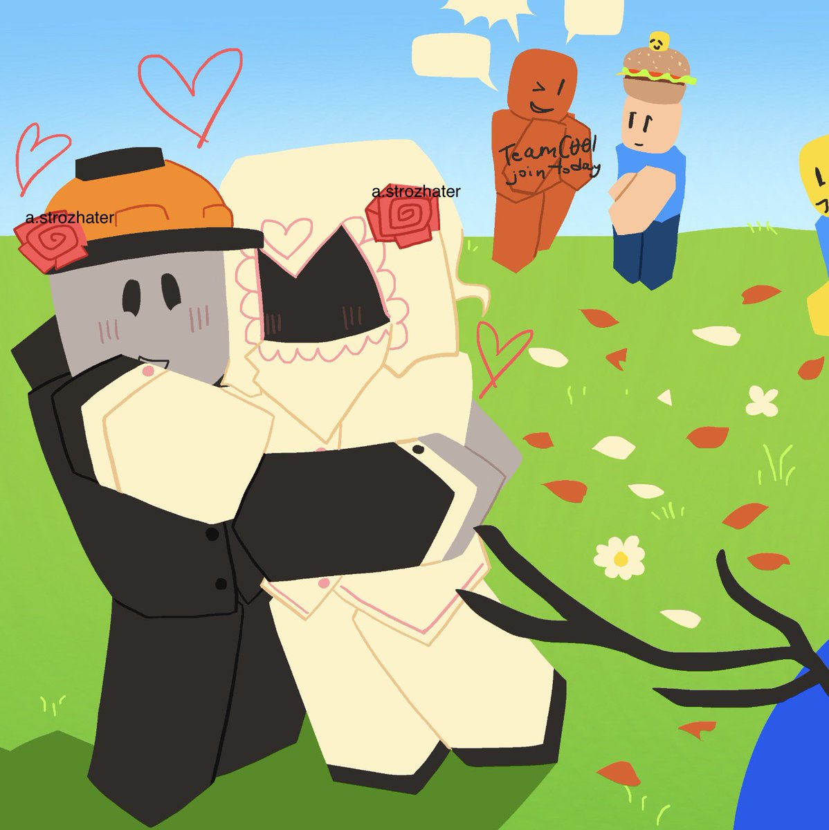 astrozhater's tweet photo. Builderman and Taph’s wedding 

#forsaken #buildertaph #fanart https://t.co/QiHzKdx1C9