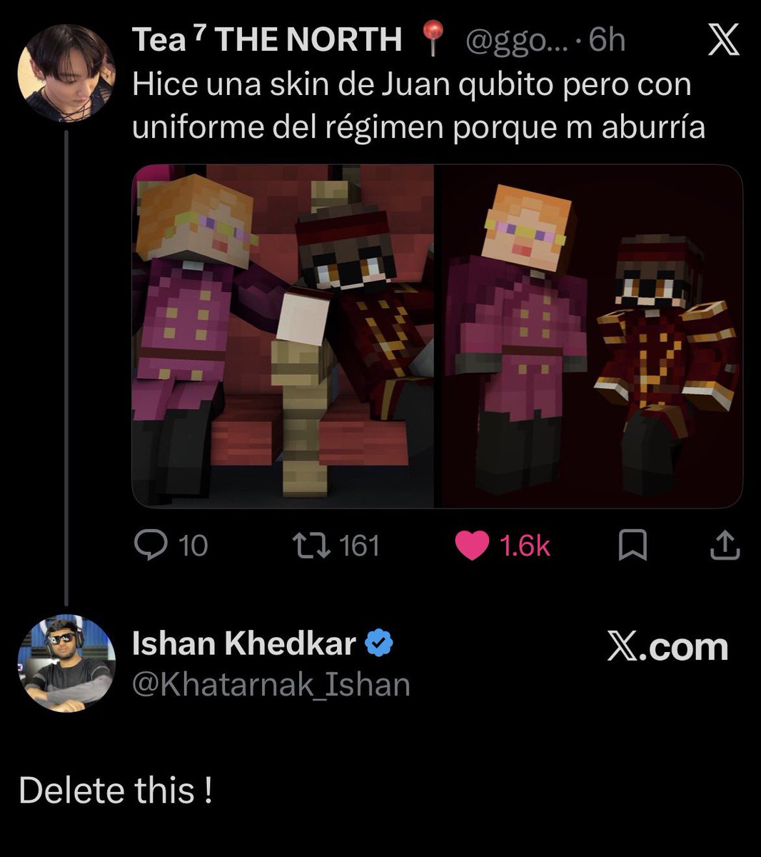 iCxmiila_'s tweet photo. a Ishan me súper encantó Juan del régimen JAAJAJAJJAAJ LO AMO https://t.co/C9SrjjZfni