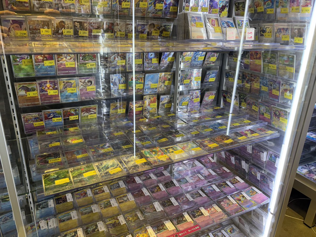 販売情報】＃ポケカ 傷アリ特価ショーケース大幅更新させていただき