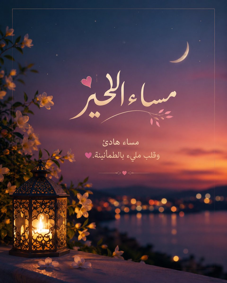111m7h's tweet photo. .
أصلحوا مابينكم وبين ربكم
بِروا اباءكم وأمهــــــاتكم
وارفقوا بزوجـــــــاتكم
ورتلوا مصـــــاحفكم
وتعاهـدوا جيرانكم
أَكثروا اذكــــاركم
والحـوا بدعائكم
أَكثرو صدقاتكم
تفقدوا فقرائكم
وصلواارحامكم
فإنها دنيا فانية
 فلا تجعل مرها
يشقينا ولاحلوها
يلهينا يــــــــــارب

مساءالخير💛💙 https://t.co/LRR4Z1PSnC