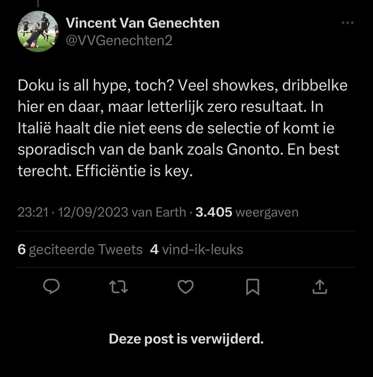_CryptoGoblins_'s tweet photo. @VVGenechten180 @nieuwsbladsport Het is dat ge veel van sport kent 🤣🤣🤣🤣 https://t.co/uH09RlybFR