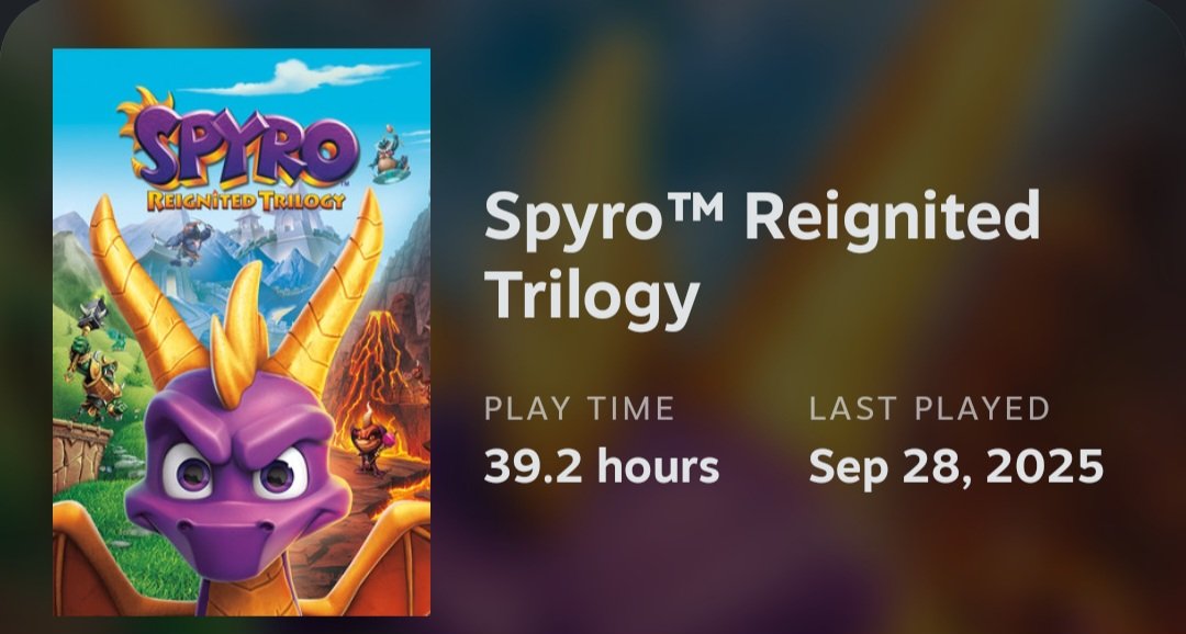 AshTakemori's tweet photo. for those who dont know, im a huge spyro fan and have put many many many hours into it. ive been waiting for a new spyro game for almost 10 years. 

*im currently working on getting all achievements on steam https://t.co/QFoolqFIHr