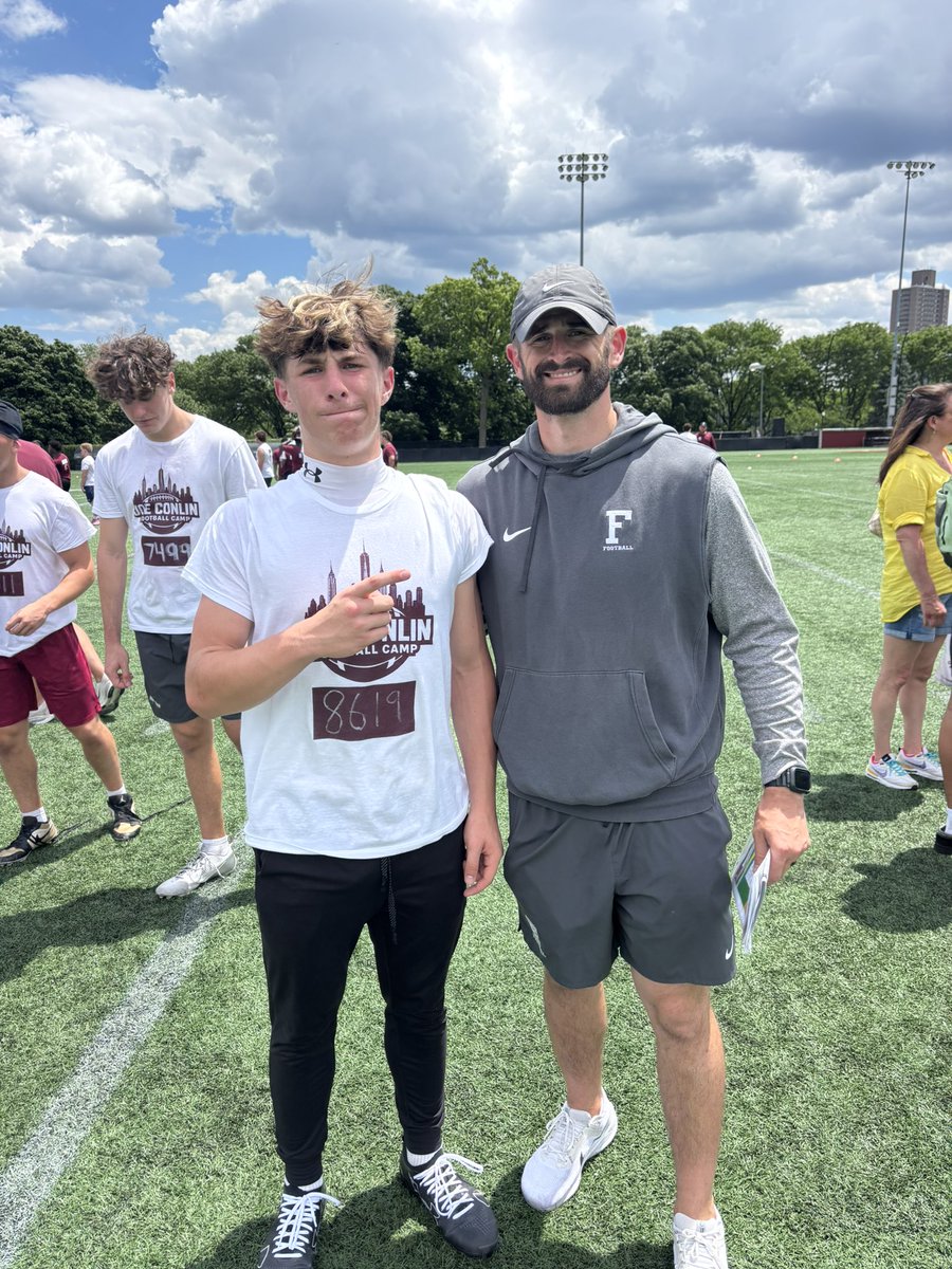 nick_henz's tweet photo. had a great day at @FORDHAMFOOTBALL and blessed to be able to compete @ArtAsselta @PCTVSFBRECRUIT @PCTIBulldogFB @PCTI_CoachMuir @CoachPetrarca https://t.co/FLxFO5VUHr