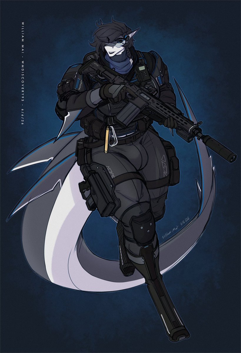 WMDiscovery93's tweet photo. Quick sketch of Nadia geared up! ^^ https://t.co/vyGPGopmX0