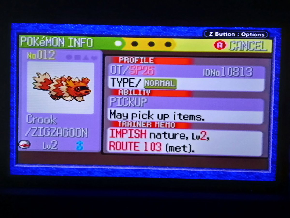 Uniquehuntt's tweet photo. Just 7 hours into my SBQ. Got my first one. #shinyhunter #shinypokemon 8192 #fullodds #sbq #gen3 https://t.co/VrmsXZgCSn
