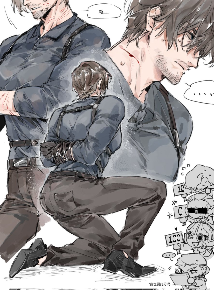 callmeZHUplz's tweet photo. #LeonKennedy https://t.co/afCxXfko94