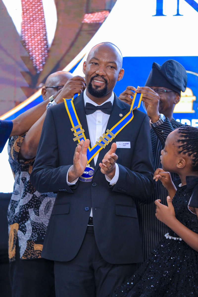 amavaworld's tweet photo. The Presidential Chain @RCMorningside  changed hands yesterday. 

The friendships, memories, and impact remain.

Grateful for the privilege of serving as the 10th President of Rotary Club of Bugolobi Morning Tide. 

Congratulations James, wishing you a year full of impact, growth, fellowship and unforgettable moments. 

#ServiceAboveSelf