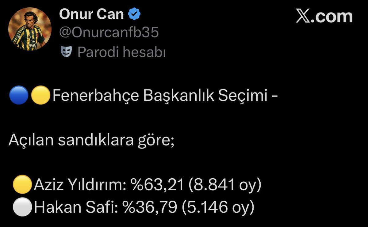 fuatkc35's tweet photo. Oy oranları bile aynı Realbahçe'm.
#seçim 
#fenerbahçeseçim https://t.co/mR9xqd3Rp9
