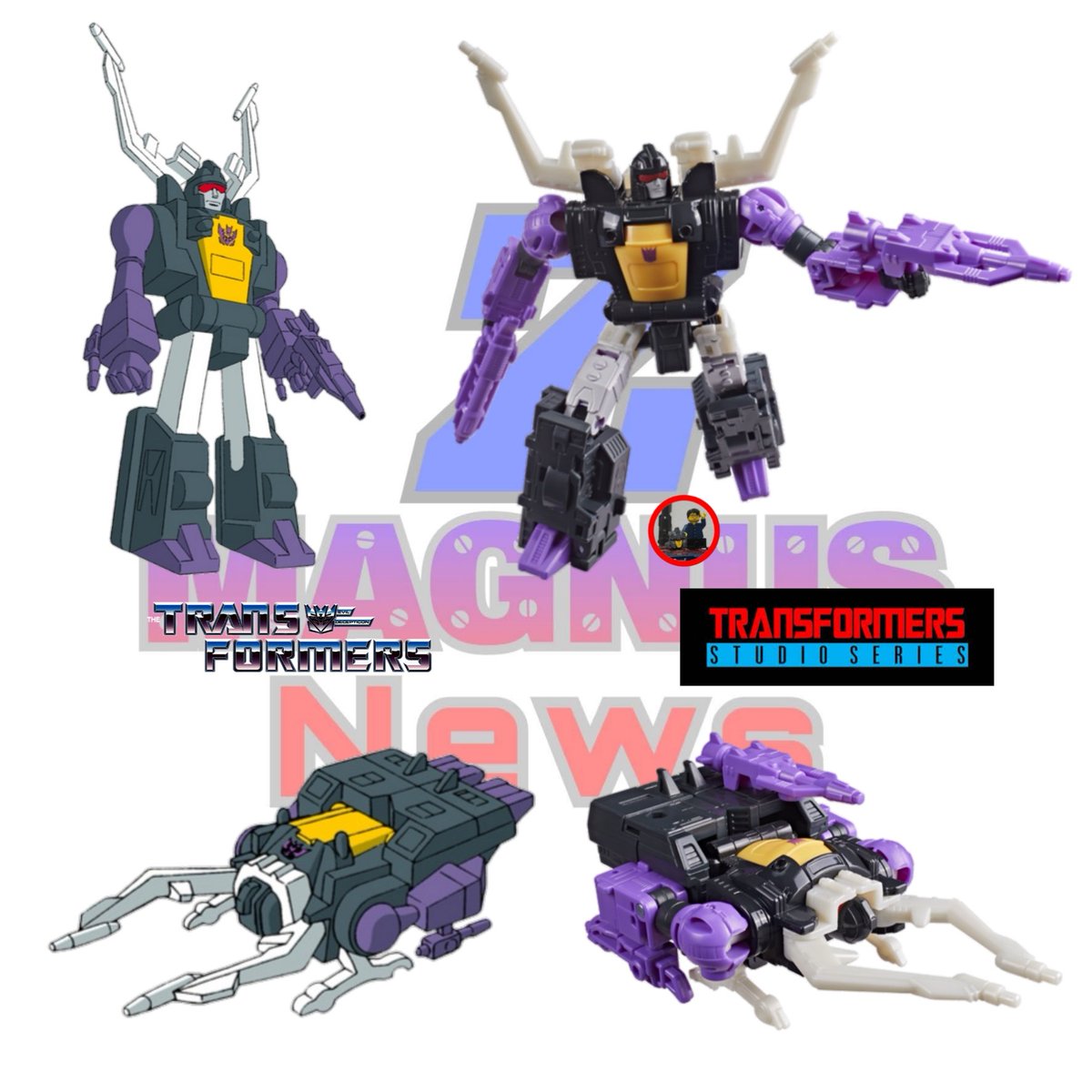 Z_Magnus_News's tweet photo. Comparativas en esta ocasión de Shrapnel ss 86 vs el diseño original y figuras previas
#transformers
#transformersstudioseries
#transformerslegacyevolution
#shrapnel
#ss86 https://t.co/K6tex0b0qH