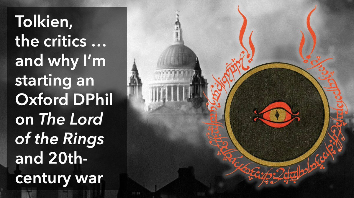 JohnGarthWriter's tweet photo. The Lord of the Rings – sheer masterpiece or just meh? Readers and experts are still divided. It's high time we changed that. So I’m beginning a doctorate on how world war shaped Tolkien’s epic story. Read on…  
https://t.co/9750gUqnF5
#tolkien #lotr #phd https://t.co/1twqdEnrZ2