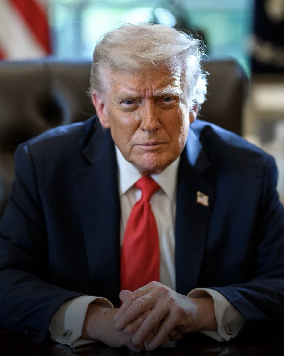 TPostMillennial's tweet photo. The White House has released a new presidential portrait of Donald Trump https://t.co/x33SxLoeR1