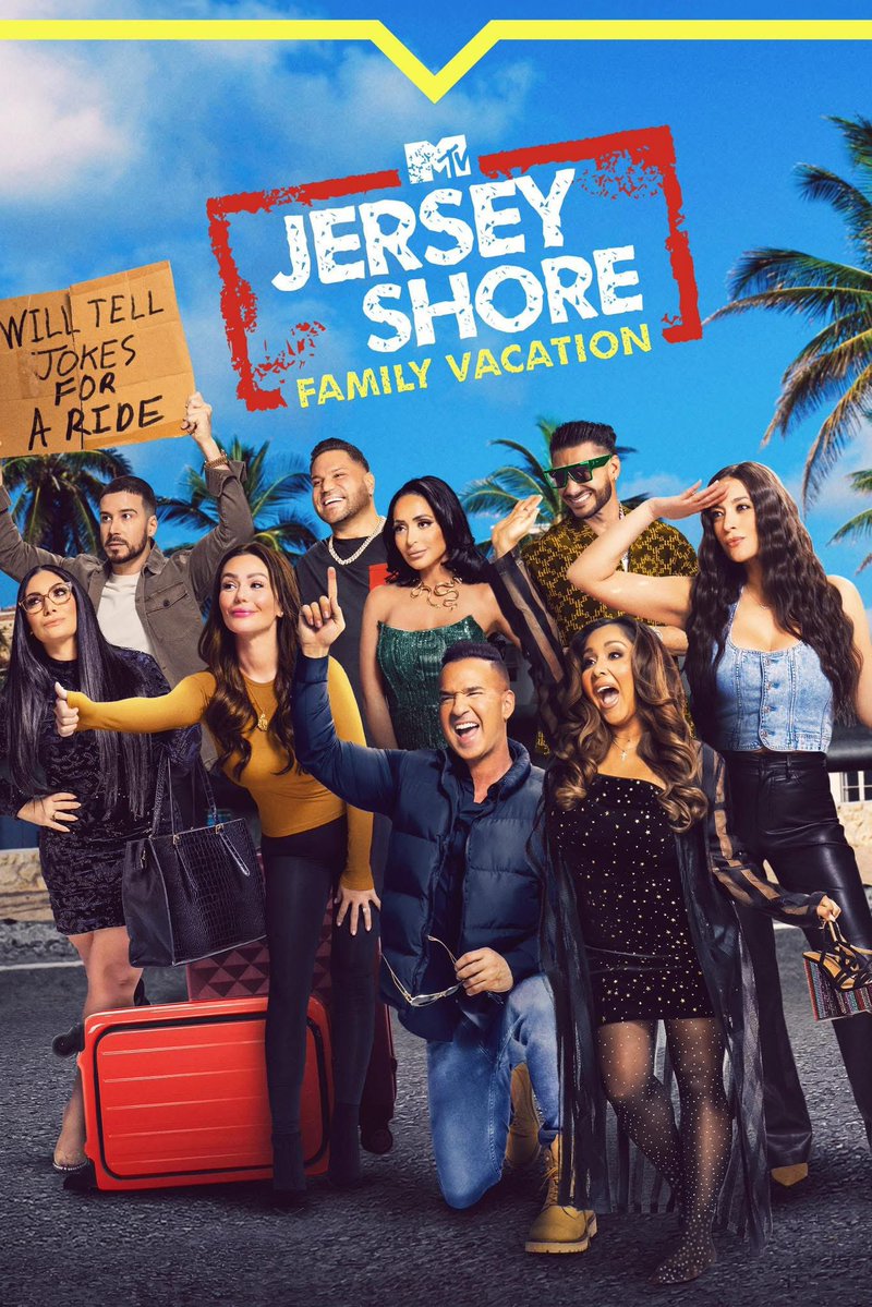 ItsTheSituation's tweet photo. This week’s episode of #JSFamilyVacation is Number One on the Apple TV reality chart! All 5 episodes from this season are currently within the Top 12! Congrats Shore Fam! @JerseyShore @495Prods @MTV https://t.co/2QCbh3K67S