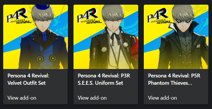 ScrambledFaz's tweet photo. Persona 4 Revival - DLC https://t.co/oHun3195EW