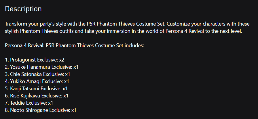 ScrambledFaz's tweet photo. Persona 4 Revival - DLC https://t.co/oHun3195EW
