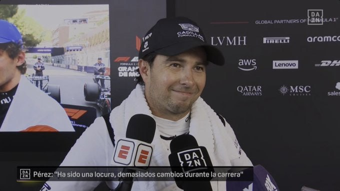 f1rtp's tweet photo. 🚨 A @Cadillac_F1 perdeu os que seriam os seus primeiros pontos na @F1 pois @SChecoPerez recebeu penalização pós-corrida que o retirou do top 10. Foi castigado com 10 seg. por não alinhar corretamente na sua posição na grelha antes do recomeço da corrida. Caiu para P15 https://t.co/sE6arDD4lr