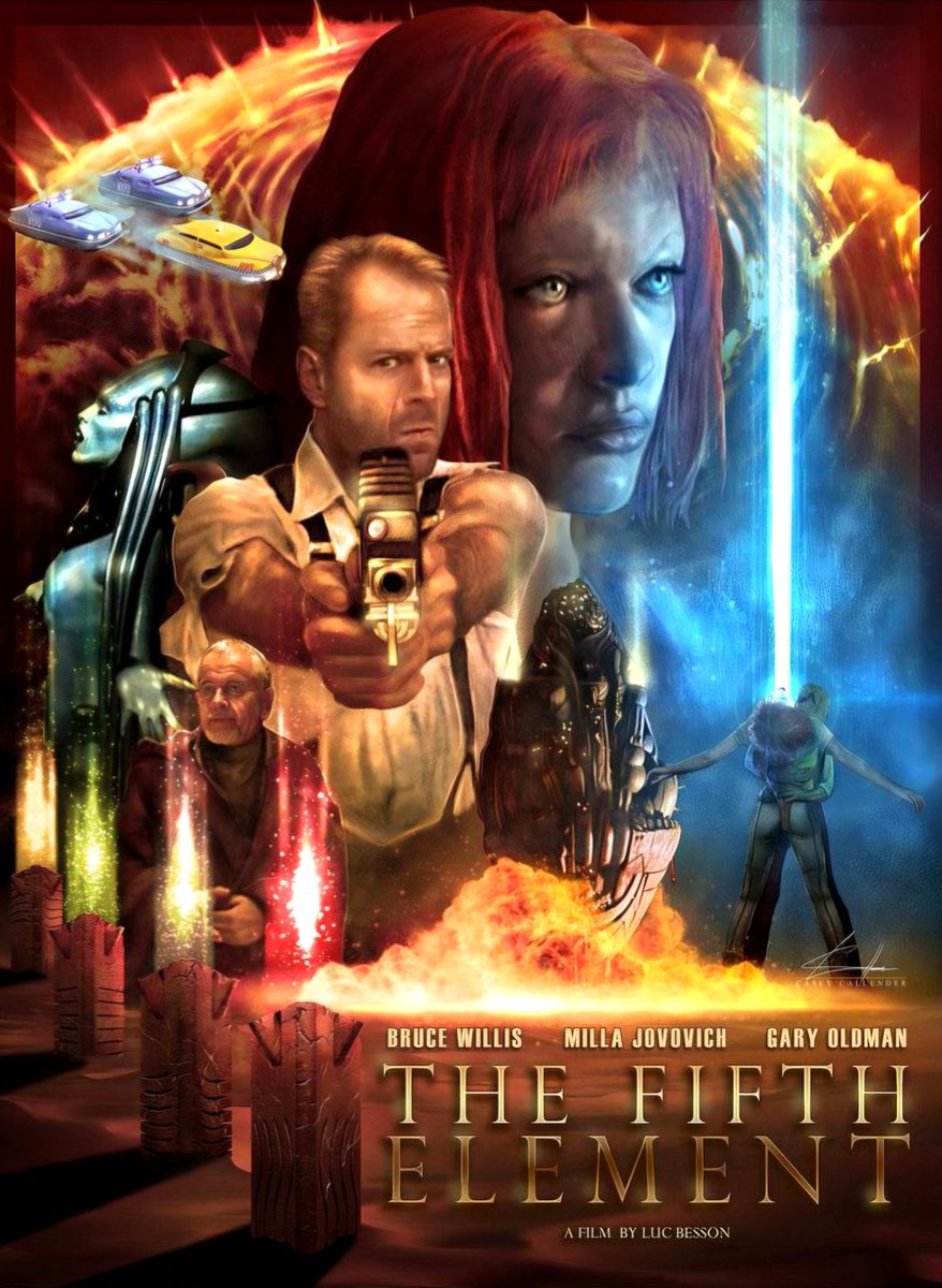 britmedia2000's tweet photo. The Fifth Element
(1997)
By Casey Callender
Every five thousand years, in conjunction with a planetary arrangement, a 'Great Evil' appears, whose purpose is to destroy life
REF: PHX/FIFTHELEMENT/POSTERART/016
#FifthElement #PosterArt https://t.co/ps7HP2nJvy