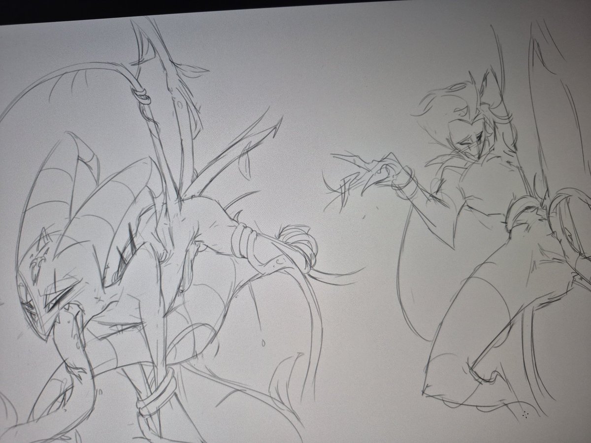 Nastimp's tweet photo. Well- [WIP] • ♡ HENTAI PLANTS STOLITZ SOON 📢‼️ https://t.co/VoaKeZyGNa