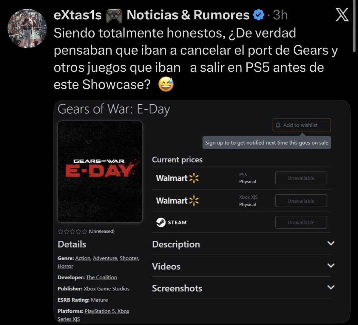 El Gamer Informado tweet media