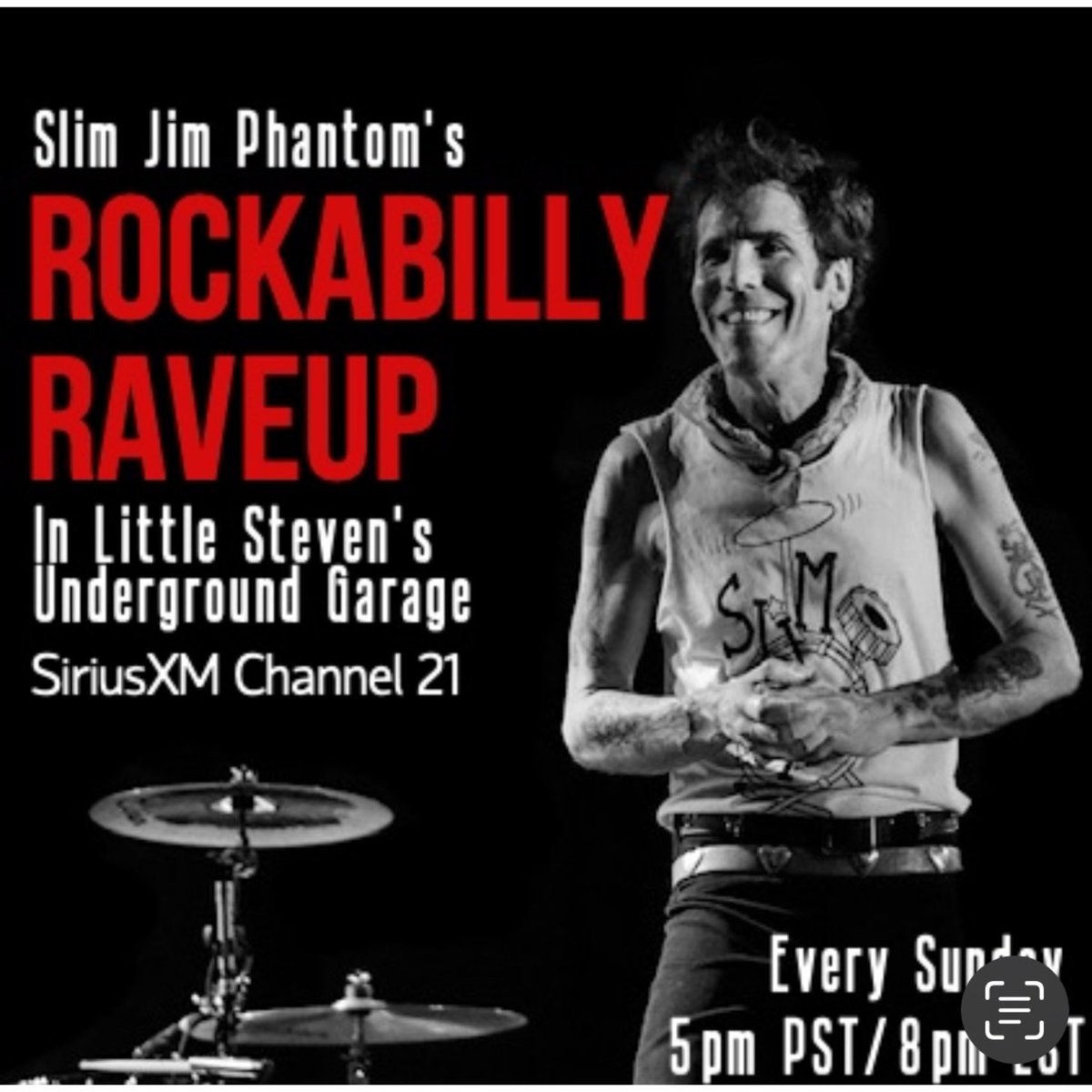 officialslimjim's tweet photo. Be Cool! Tune In Today!
#rockabillyraveup @littlestevensundergroundgarage 
@siriusxm CHANNEL 21 5:00 PM PST 😺☘️ 📻 https://t.co/7DTziFh2j9