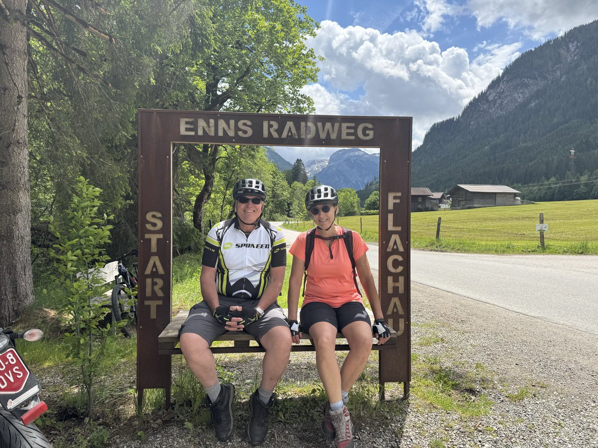laftree's tweet photo. @TeslaClubAT We Loved coming to Flachau Tesla Takeover from California. Thomas &amp; Tamara  really enjoyed it. Well done ! We had an amazing E bike ride Sunday 41 Km https://t.co/GIkTcOv0OZ