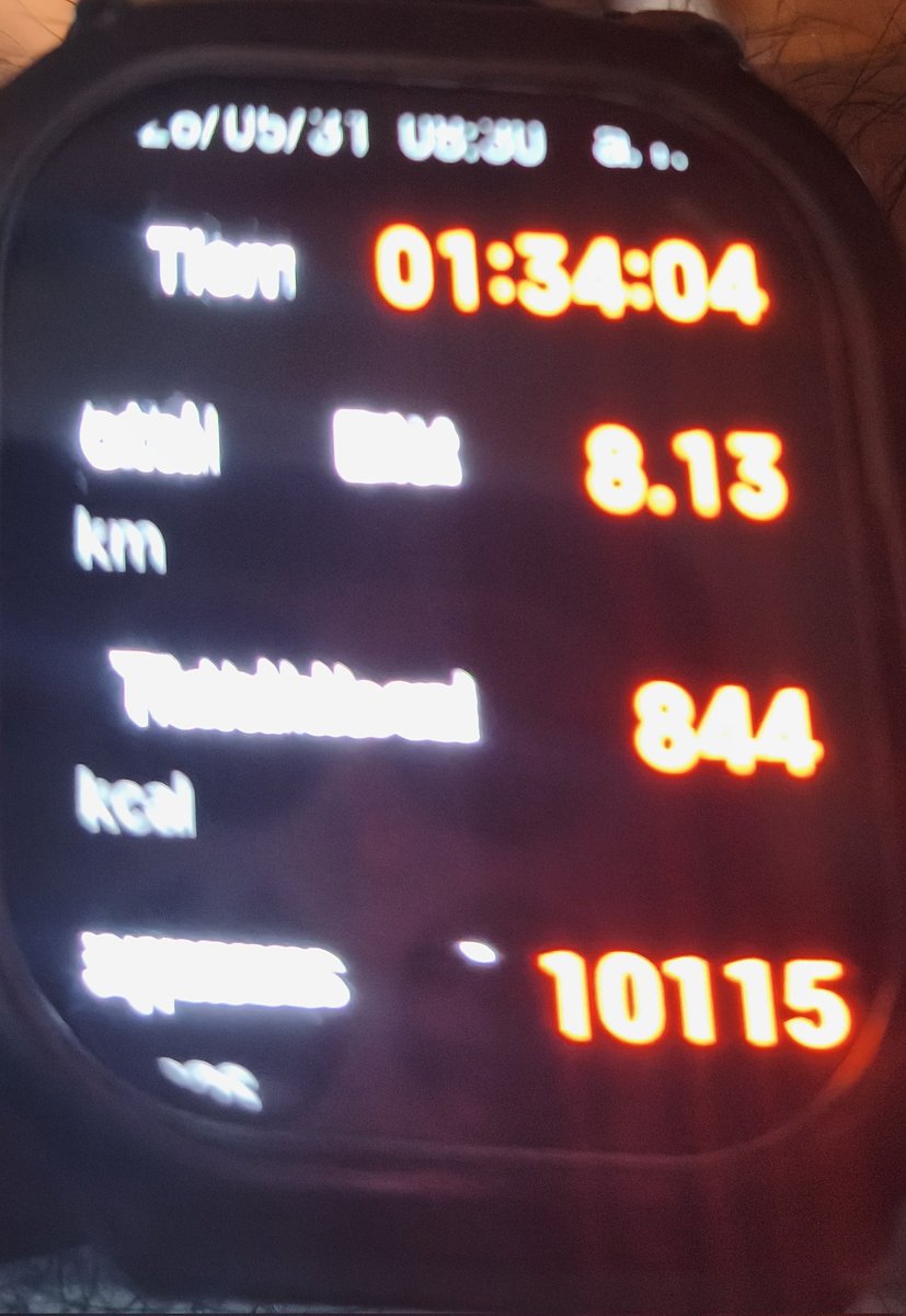franklinjzb's tweet photo. @mr_arrrrrr Mi reloj contó 8.13 kms en una 1:34 hrs  ritmo moderado , 10115 pasos 844 calorías https://t.co/NcDplvTLBw
