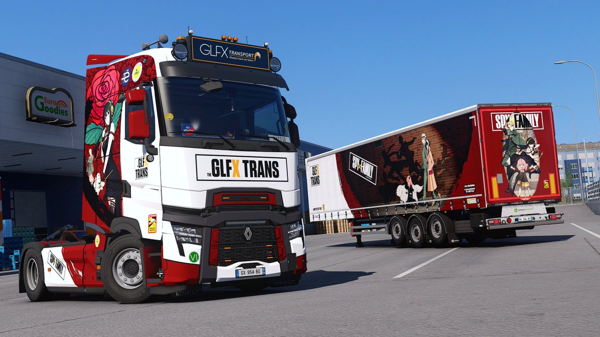 Nat2jz's tweet photo. I'm proud to present my new combo ! Bye to The Bad Guys and welcome #Spy_Family
Mainly based on my previous design, this is a mix between old and new ideas. I recently picked on animes and I couldn't resist updating my design😁
#ETS2 #VirtualTrucker #EuroTruckSimulator2 https://t.co/HYDhOL2Hsa