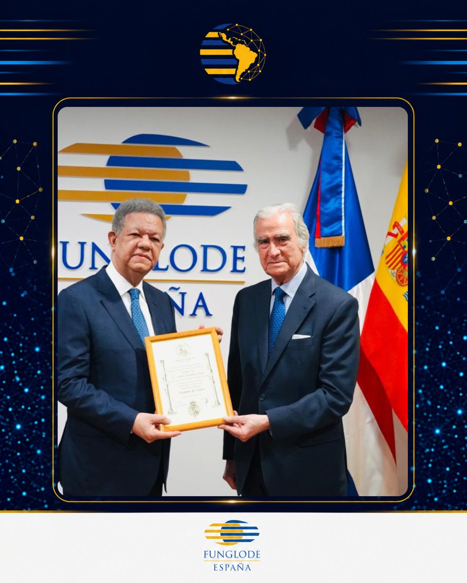 FUNGLODE's tweet photo. Presidente de Funglode, @LeonelFernandez, impulsa desde Europa una agenda de pensamiento y cooperación iberoamericana a través de Funglode España

Esta agenda, articulada a través de Funglode España, se enmarca en una estrategia orientada a fortalecer la proyección internacional de la República Dominicana mediante el pensamiento, la cooperación y la diplomacia cultural. Con ello, se posiciona al país en el ámbito iberoamericano, se impulsan intercambios académicos y culturales, y se promueven alianzas estratégicas en favor del desarrollo nacional y la visibilidad del talento dominicano.

💻: https://t.co/Pqvy0q0Cdc

#FunglodeEspaña #UCM #ForoIberoamericano