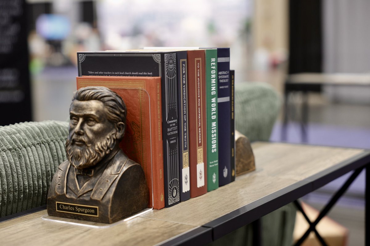 FoundersMin's tweet photo. If you are at the #SBC26 this week, come see our team at the Founders Booth! We will have daily free resources for all SBC attendees and would love to share more about the work going on at Founders Ministries, @Founders_Press, @IOPT_FL and @FoundersSem. 

Our booth is located under the 1500 sign in the Exhibit Hall. We hope to see you soon! 

#southernbaptist #sbc