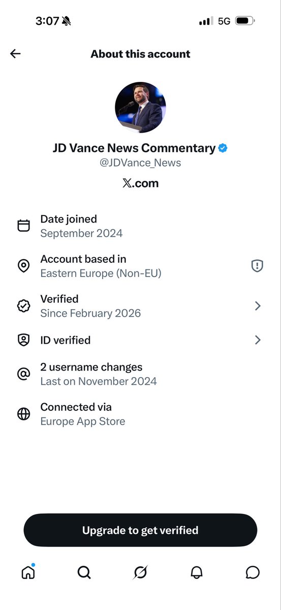 DeMayFHS's tweet photo. @JDVance_News You are a BOT from EUROPE🍄🍄‍🟫🤡.  Stop enabling Pedophiles, I’m assuming that is “frowned upon” in your country too https://t.co/s7qrG8WxlP