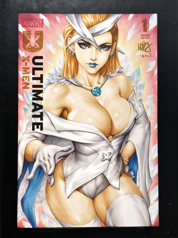 raremarq's tweet photo. Only a few hours left on this gorgeous Emma Frost Gala Dress (Rivals Edition Remix) sketch cover by the talented @artbykunkka!
Auction ends June 7, 2026 at 7:45pm PST
https://t.co/H2o9UlX2W9
#raremarq #kunkka #emmafrost #marvel #marvelrivals https://t.co/MCMvIPaZzN