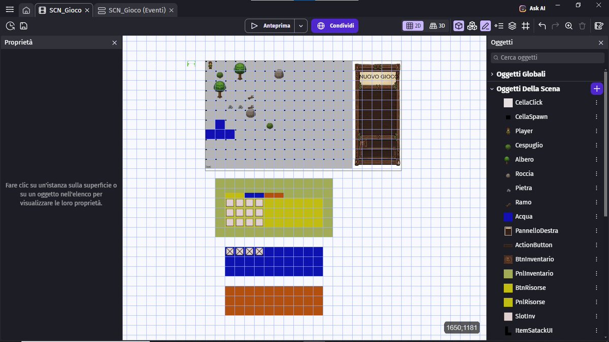 BaronsWillGame's tweet photo. Development is moving fast! 🚀 Code and gameplay logic are running perfectly under the hood in @GDevelopApp.
​Zero time for a graphic overhaul right now, so the temporary assets and grid system are doing the heavy lifting. Mechanics first! 🛠️🎒
​#Gamedev #IndieDev https://t.co/2onvdgu1FB