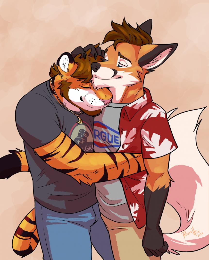 AnthroWolfie's tweet photo. The perfect squeeze 🤗❤️

🎨 Art by @RussellFoxArt https://t.co/eCAivVu8fv