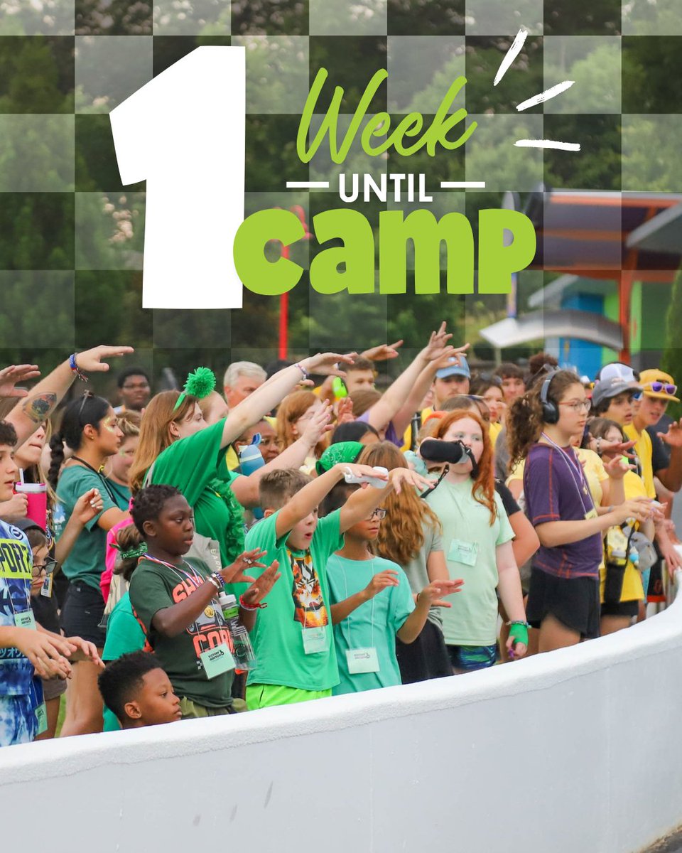 VictoryJunction's tweet photo. It's the final stretch! Only one week left until Camp, but who's counting? 👀 https://t.co/cImuyBBp56