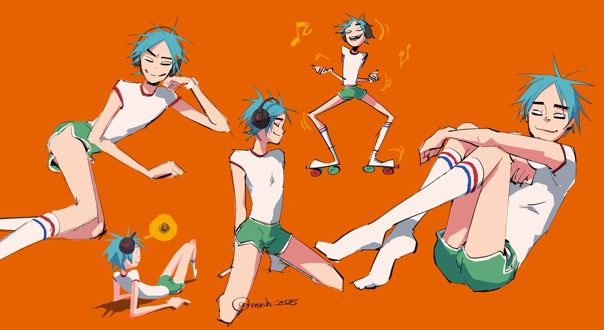 mush_2025's tweet photo. Their season is almost here
#Gorillaz 
#Gorillazfanart https://t.co/neBkjiUy0V