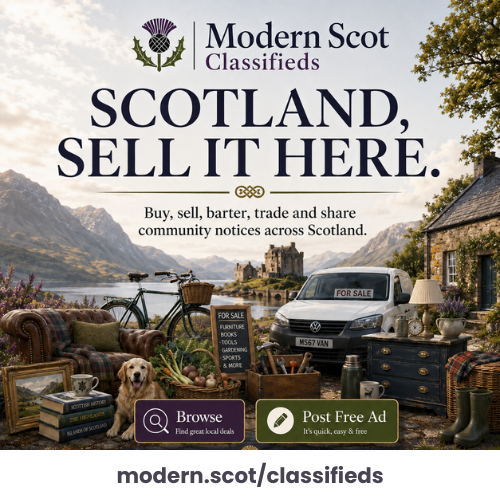 Modern_Scot's tweet photo. Modern Scot Classifieds for Scotland https://t.co/fcC8JDaWM5 https://t.co/Nqs2XRV7tU