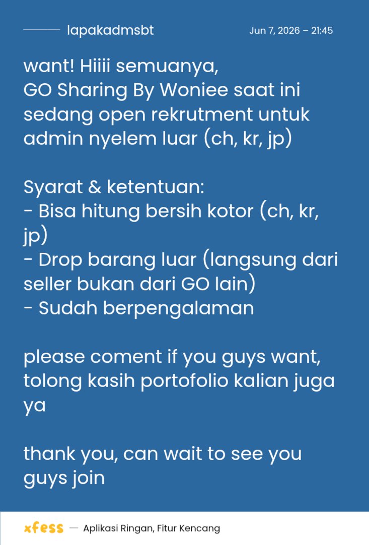 Lapak Adm dan Partner tweet media