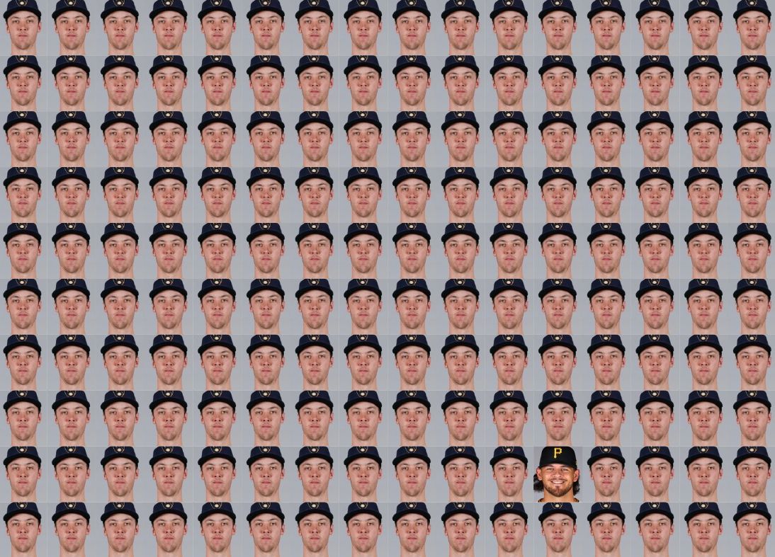 CodifyBaseball's tweet photo. the 160 fastest pitches thrown by MLB starters this year https://t.co/SEB2aWj1hK