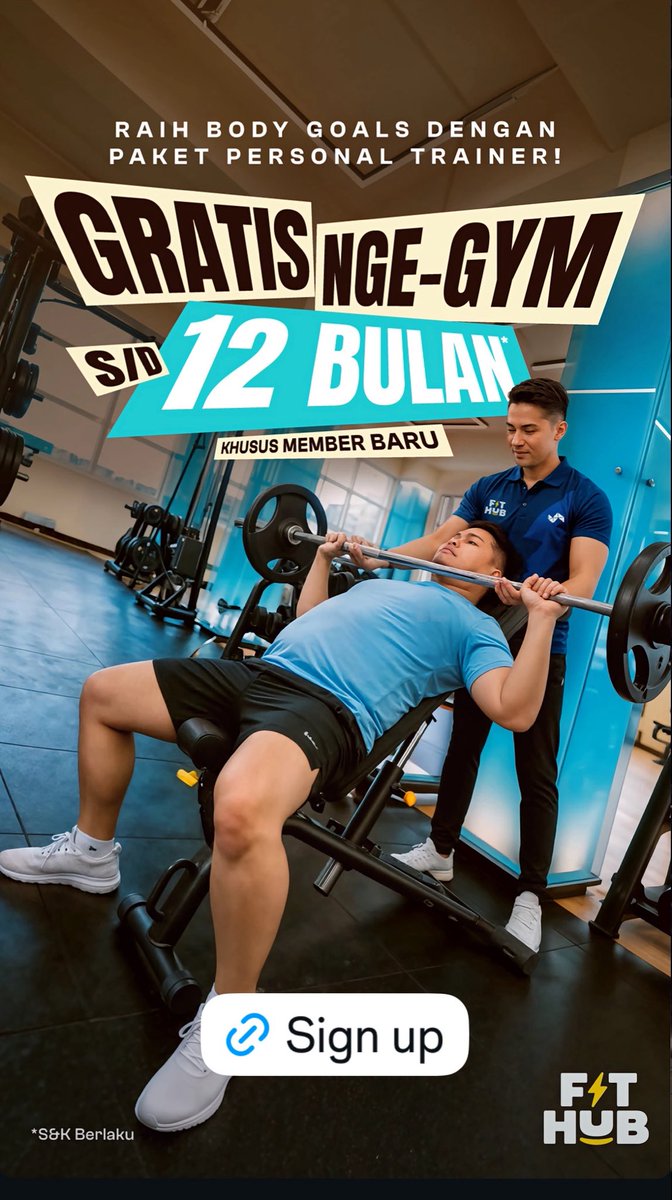 sethfrow's tweet photo. Hi folks!
Ini ada yang tau promo ini syaratnya apa?
#Fithub #Membergym #Jakarta https://t.co/ZKWNAZFMPT