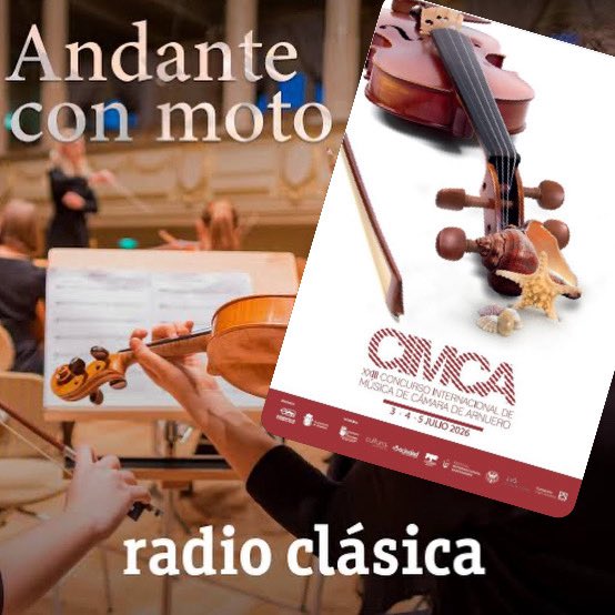 LJClassicalPR's tweet photo. Interview: #AntonioMargallo, director del #CIMCA, cuya edición se celebrará los días 3, 4 y 5 de julio, conversa con #LuzOrihuela, en su programa “Andante con moto” en Radio Clásica - RNE

📻 Listen to the podcast here⤵️

https://t.co/3mNr5ie0zx https://t.co/vMPdDrD1YC